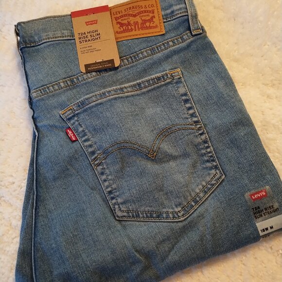 Levi's 724 High-Rise Slim Straight - Picture 2 of 5